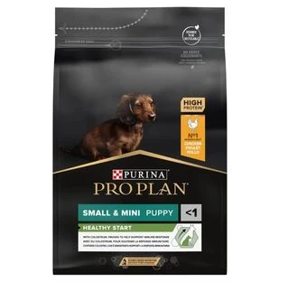Сухой корм Purina Pro Plan Puppy Small &amp;amp; Mini Puppy &amp;lt;1 Healthy Start с курицей для щенков малых пород 700 г