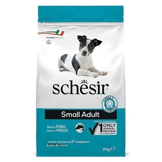 Сухой монопротеиновый корм для взрослых собак мини пород Шезир Schesir Dog Small Adult Fish с рыбой 2кг