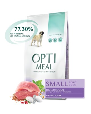 Сухий повнораціонний корм Optimeal для собак малих порід з смаком качки 12 кг (НФ-00000138)
