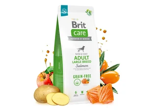 Корм для собак больших пород Brit Care Dog Grain-free Adult Large Breed беззерновой с лососем, 3 кг