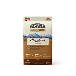 Сухий корм для собак усіх порід ACANA Ranchlands для всіх стадій життя зі смаком яловичини, ягнятини, свинини, бізона, судака 11.4 кг (a54311)