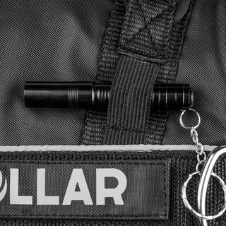 Шлея "Dog Extremе" "POLICE" №4 (з ліхтариком), (В:70-100см), червоний