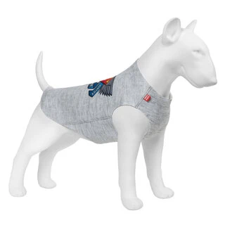 Футболка для собак WAUDOG Clothes, малюнок &quot;Супермен, правда, справедливість&quot;, S35, B 48-54 см, С 28-33 см
