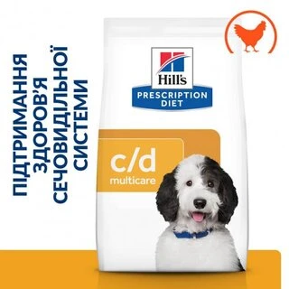 Сухий корм Hill's Prescription Diet c/d Multicare Urinary Care для собак усіх порід з куркою 4 кг
