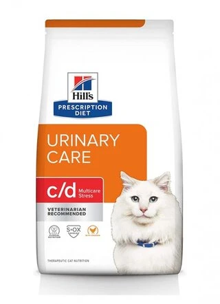 Сухий корм для котів Hill's PRESCRIPTION DIET c/d Urinary Stress Feline Chicken з ідіопатичним циститом 1.5 кг