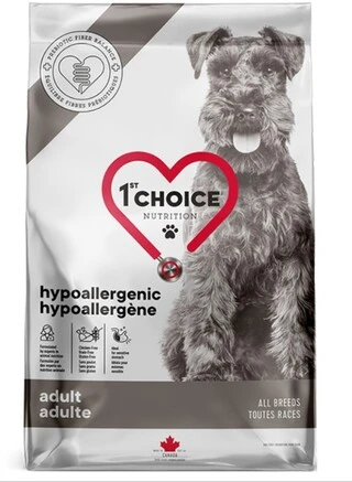 Сухой гипоаллергенный суперпремиум корм для собак 1st Choice Adult Hypoallergenic утка, батат 2 кг