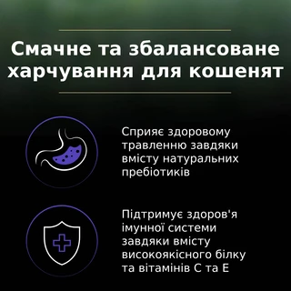 Сухий повнораціонний корм для кошенят Purina Pro Plan LiveClear для зменшення алергенів на шерсті з індичкою 1.4 кг