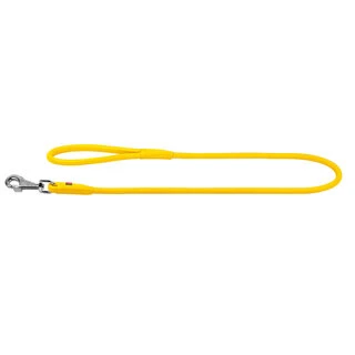 Повідок для собак шкіряний WAUDOG Glamour, круглий, Д 10 мм, Дл 122 см, жовтий