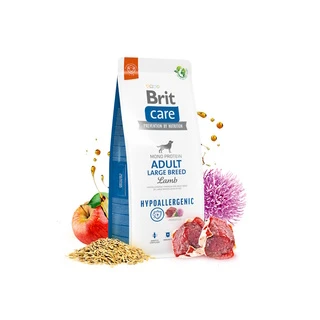 Корм для собак больших пород Brit Care Dog Hypoallergenic Adult Large Breed гипоаллергенный с ягненком, 3 кг