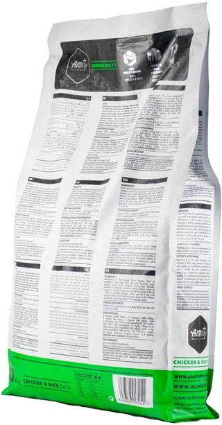 Повсякденний корм для котів Amity з куркою та рисом 10 кг (8436538947951)