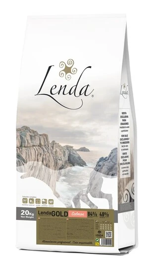 Lenda Gold Salmon - Ленда сухой комплексный корм для собак всех пород с лососем 20 кг