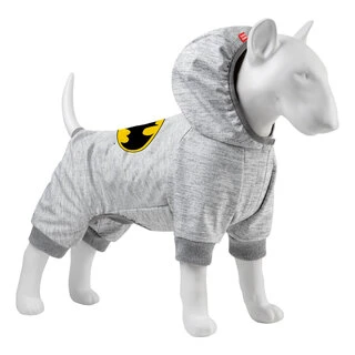 Комбінезон для собак WAUDOG Clothes, малюнок &quot;Бетмен лого&quot;, софтшелл, S32, B 42-47 см, С 28-33 см