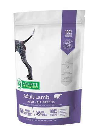 Сухой корм для взрослых собак всех пород с ягнятиной Adult Lamb All Breeds 500г