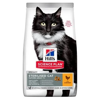 Сухий корм Hill's Science Plan Mature Adult 7+ Sterilised для зрілих котів від 7 років з куркою 0.3 кг